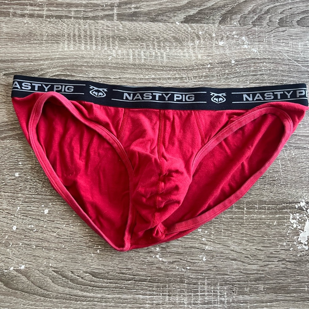 Nasty Pig  Red Core Briefs - Large